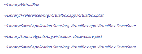 how uninstall virtualbox mac