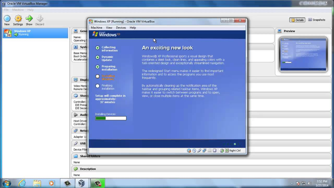 activate windows xp virtualbox