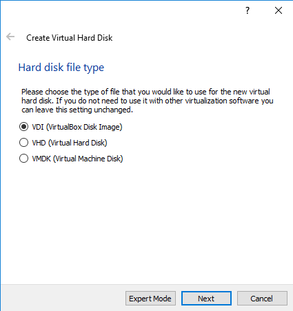 VirtualBox for Windows 10