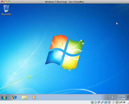 Installing Windows on Mac OS using VirtualBox