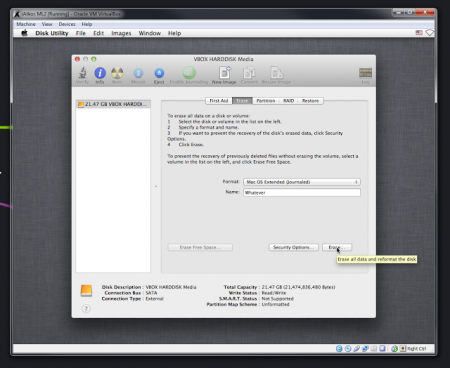 How to install OS X Montain Lion on VirtualBox