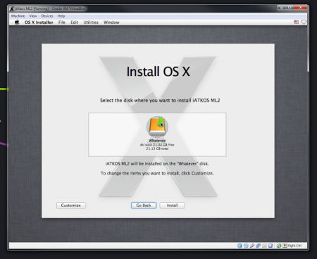 How to install OS X Montain Lion on VirtualBox