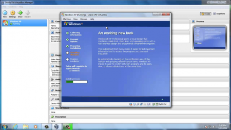 VirtualBox for Windows XP